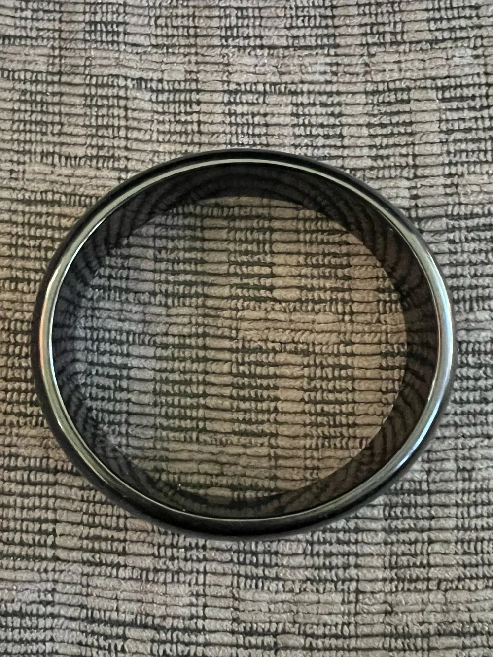 Vintage Rare Black Bakelite Bangle Bracelet!